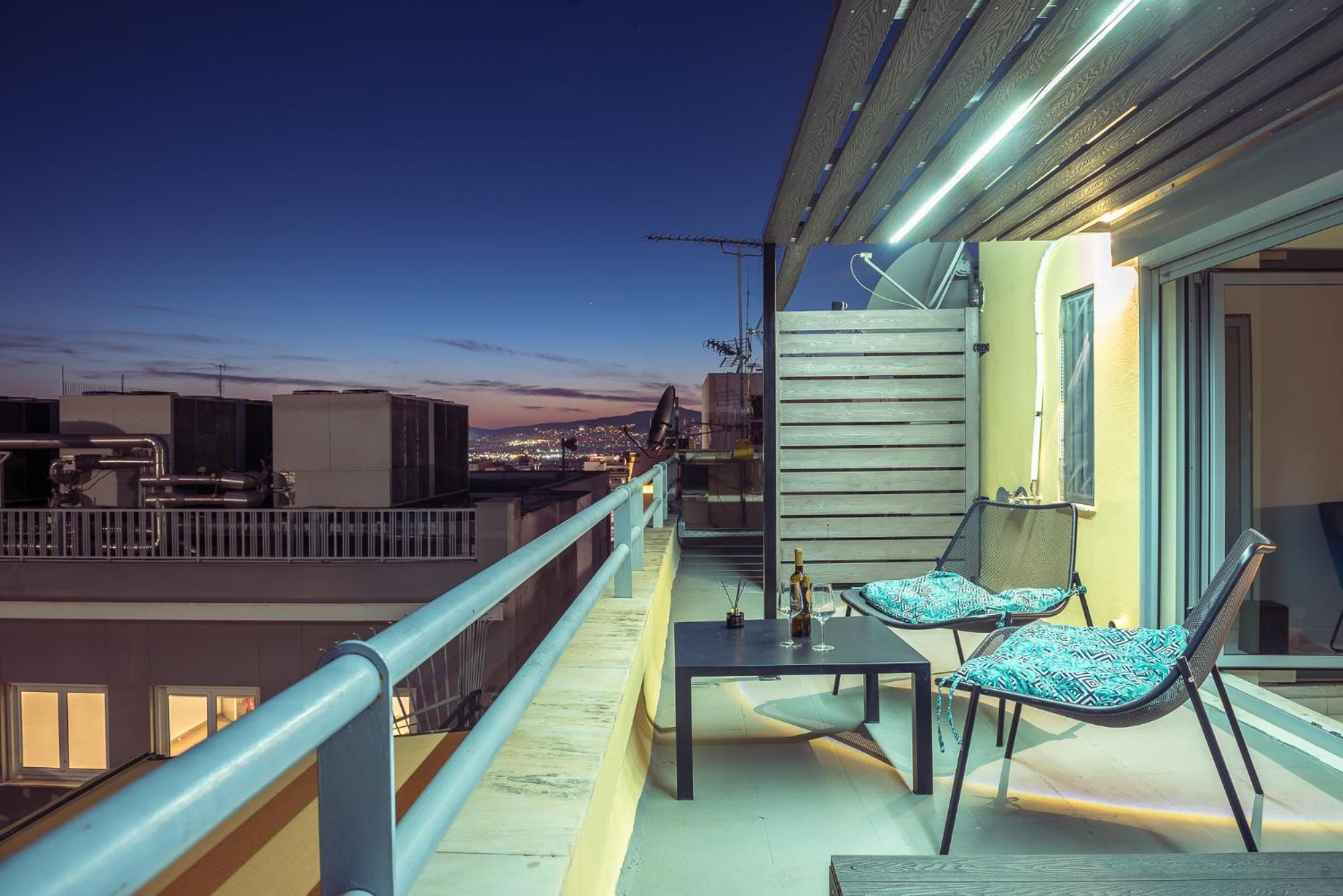 Acropolis View Mini Sky Suite & Hot Tub Athen Exterior foto